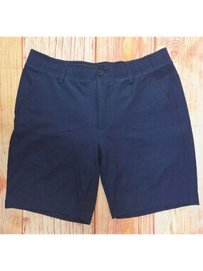 Under Armour Mens Navy Blue Golf Shorts 34